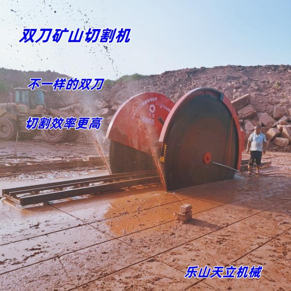 重庆砂岩矿山双刀切割机